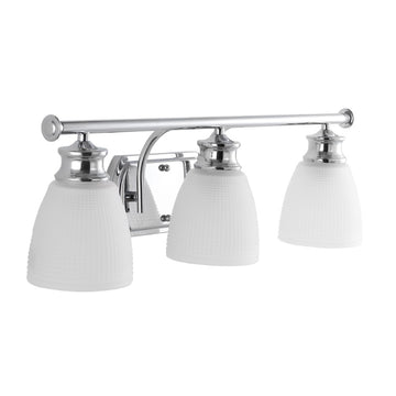 Beverly Metal/Glass Contemporary Modern LED Vanity Light - JONATHAN Y